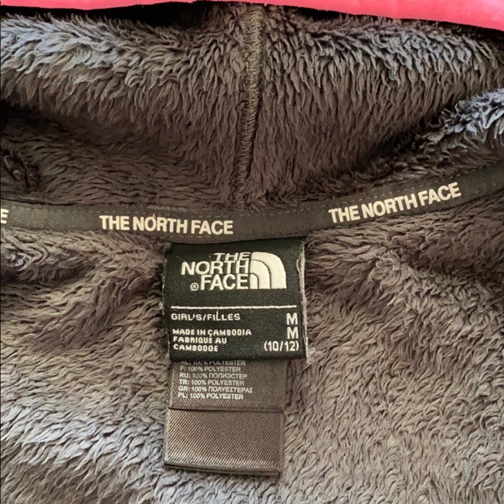 Girls North Face Oso Hoodie Jacket - Picture 3 of 8